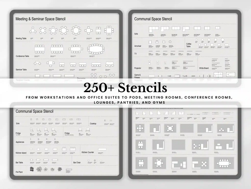 Office Layout Planner Stencils